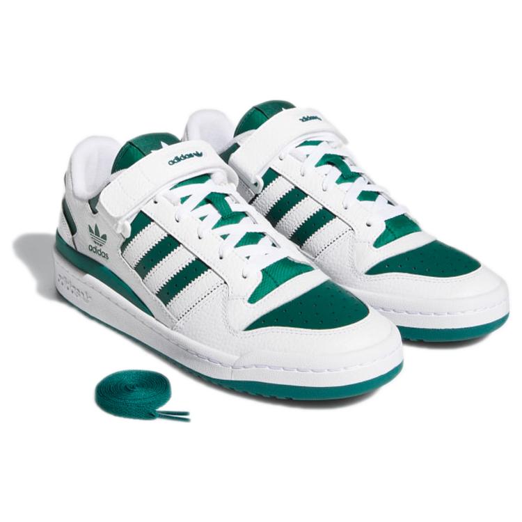 Adidas Forum Low 'White Collegiate Green' (Unisex) Cloud White / Collegiate Green / Cloud White Skateboard Shoes GY8556