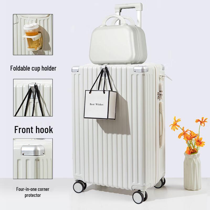 Compact 22-inch ABS&PC Spinner Luggage