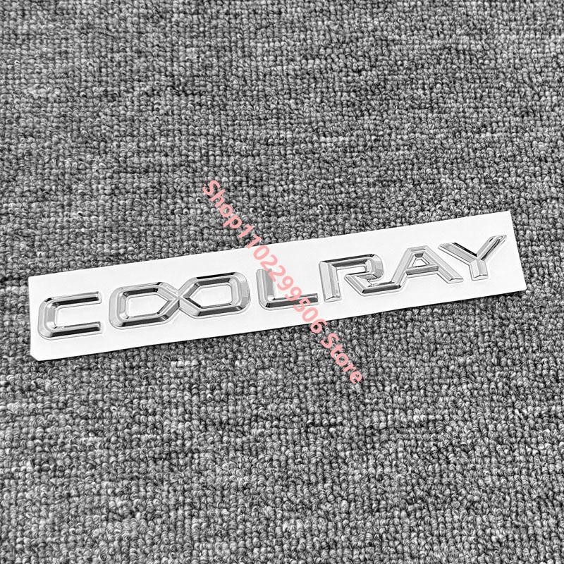 

COOLRAY letter badge car stickers For Geely coolray refitted black personalized logo rear boot label trunk side door parts