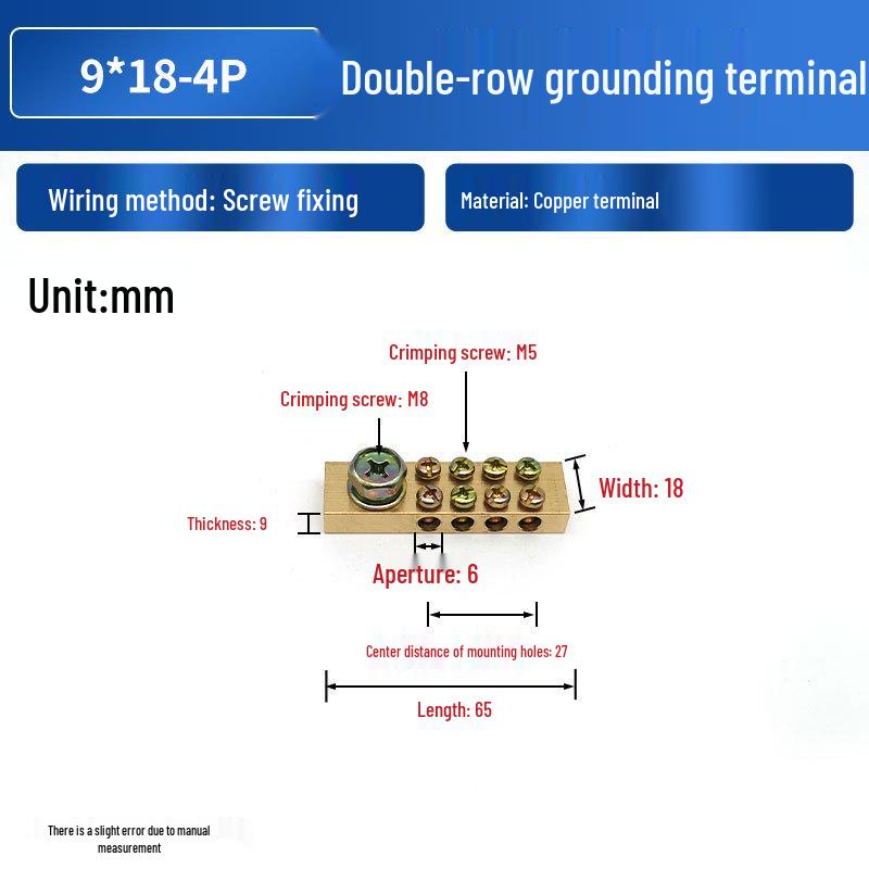 Now: "High-Current Double-Row Brass Terminal with Copper Busbar for Zero Ground Connection"
