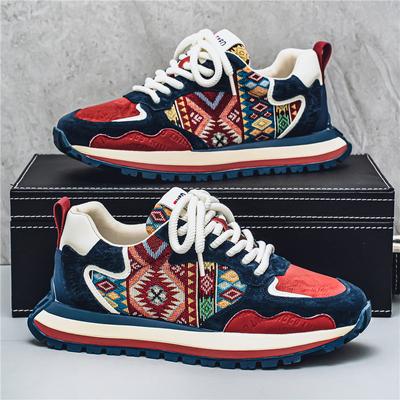Rot Bequeme Männer Sneaker 2024 Herbst Winter Luxus Plattform Casual Sneakers für Männer Niedrigen Streetwear Vintage Designer Schuhe Mann