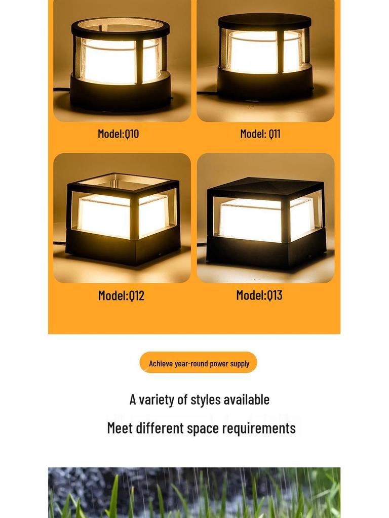European Outdoor Waterproof LED Wall and Fence Light