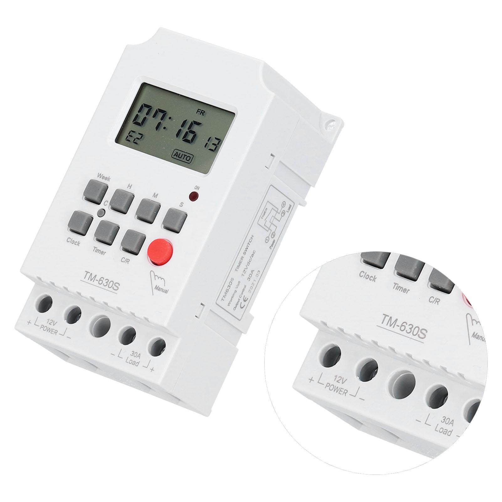 

Microcomputer Timer Switch 7‑Day Electronic Accessories with Digital Display for Light Control