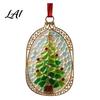 Holiday Fireplace Decor Christmas Sea Glass Suncatcher Stained Style Acrylic Window Hanging Ornament Cute Suncatcher Tree/Snowman/Gingerbread
