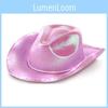 Halloween Led Cosplay Cowboy Hat With Colorful Lights For Party Costume Up Dress