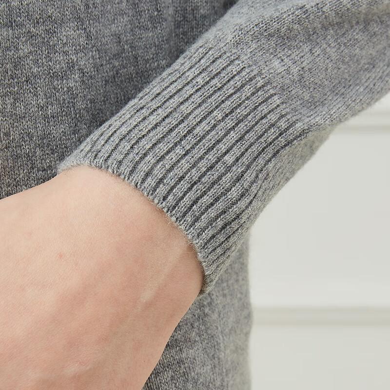 Hengyuanxiang Women's Pure Cashmere Two-Fold Collar Pullover Sweater