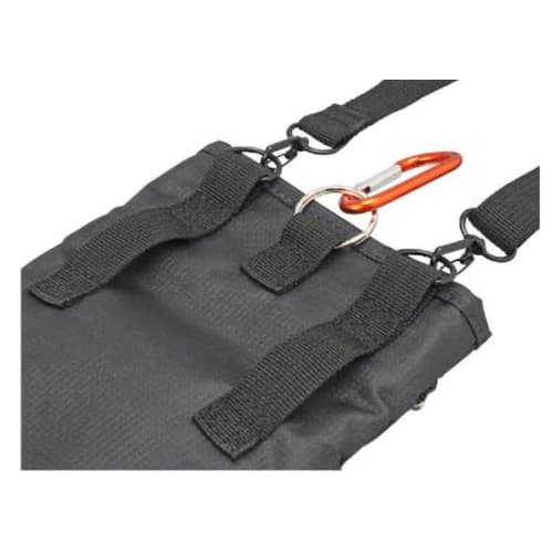 PROTOOLS. "3-Way Lightweight Tool Pouch, Shoulder Pouch, Black, 150D Polypropylene, Approx. 210 X 150mm." Mini Sacoche, 2 Types (Pocket Type/Zippered