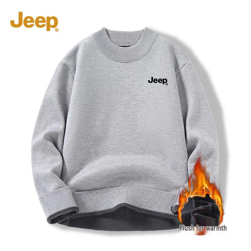 

Jeep Men s Plush Half High-Neck Knit Sweater L