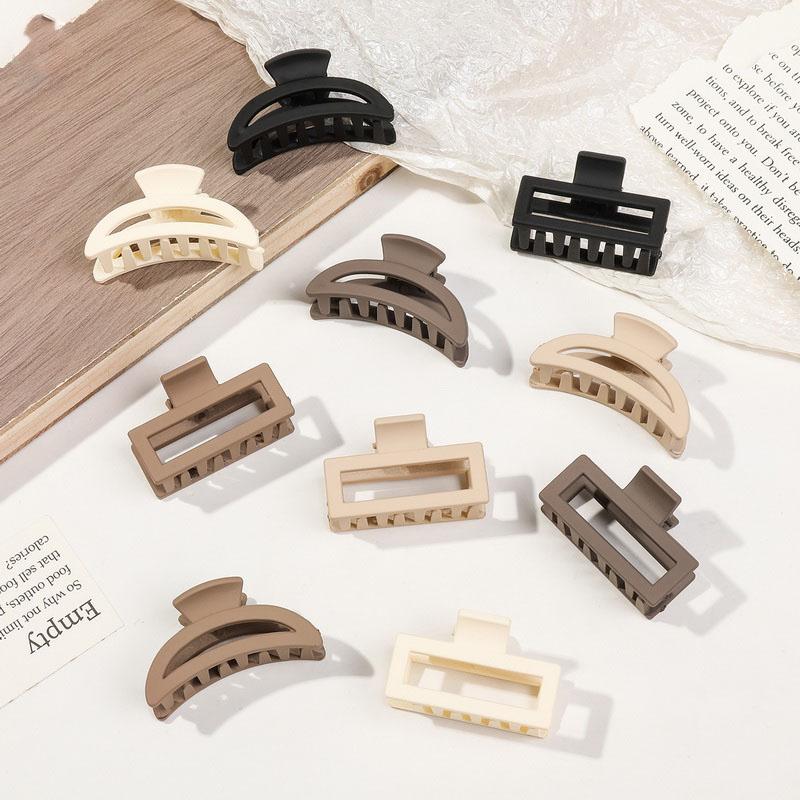 

10pcs/set cute small claw clip for women flower hair clip girls black hairclip pink flower claw clip accessoires