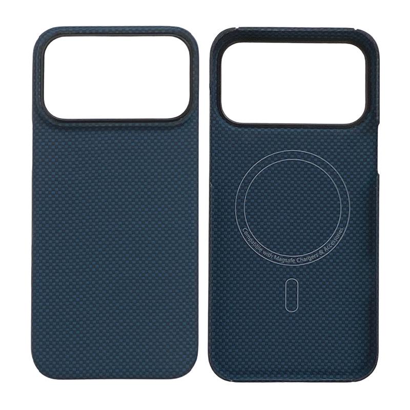 iPhone 17 Pro Kevlar Aramid Fiber Magnetic Case - Fingerprint Resistant
