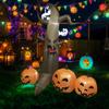 8FT Halloween Inflatable Pumpkin Tree Luminous Inflatable Outdoor Festival Party Garden Decorations