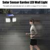 Solar Motion Sensor Lights LED Security Lights Waterproof Lamp For Yard Front Door Garage Backyard Deck Lawn Patio