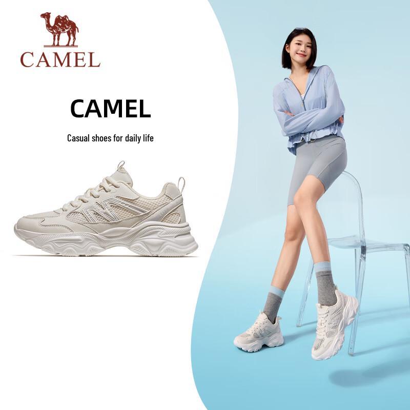 CAMEL Women s Breathable Thick Sole Dad Sneakers 39
