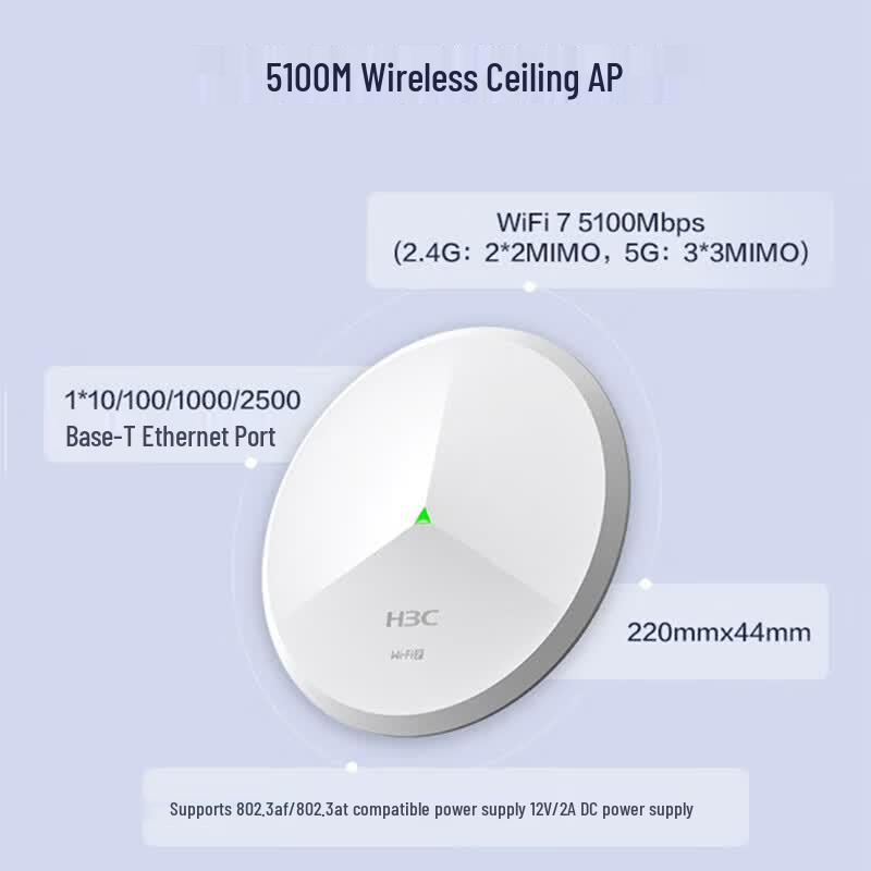 H3C ER3208G5-HP WiFi 7 Whole-Home AP System (5x BE5100CQ) (CN Version)
