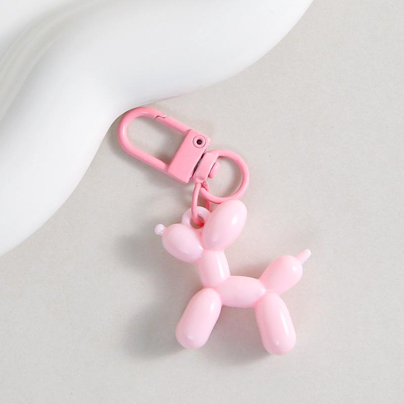 Colorful Macaron Balloon Dog Keychain Pendant - Creative Bag Decoration