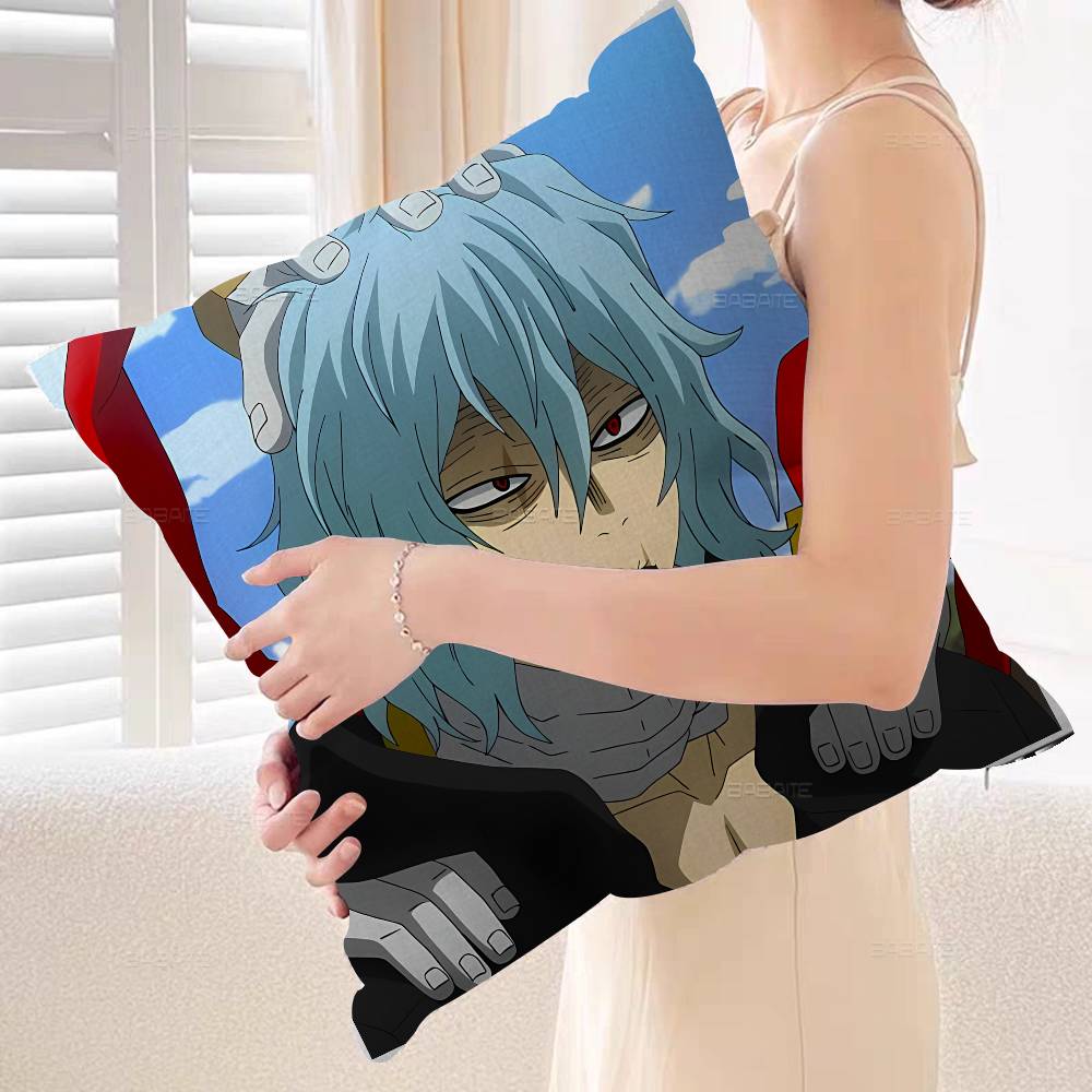 Cartoon Character Tomura Shigaraki Personalized Pillow Cover Kids Bedroom Wild Party Decor Pillowcase kid Birthday shower Gift