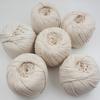 1.5mm-5mm Three-Strand White Cotton Rope for Tapestry Weaving and Wrapping Rice Dumplings