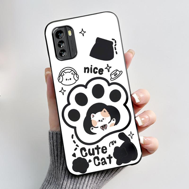 Custodia Carina Per Nokia G60 5G/Nokia G100/Nokia G42/Nokia G310 Guscio Stampato Cover Protettiva Morbido Silicone Custodia per Telefono a Cartone Animato