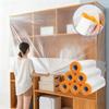 Folie de mascare pre-lipită Protecție Acoperire PE Bandă Adezivă pentru Mobilier de Living Protecție Anti-Praf Vopsea Spray Vopsire Automobile