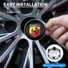 4pcs 60mm Car Wheel Center Hub Cap Rim Cover Emblem Stickers For Abarth UNO Astra Bravo Panda Linea Freemont Strada Doblo
