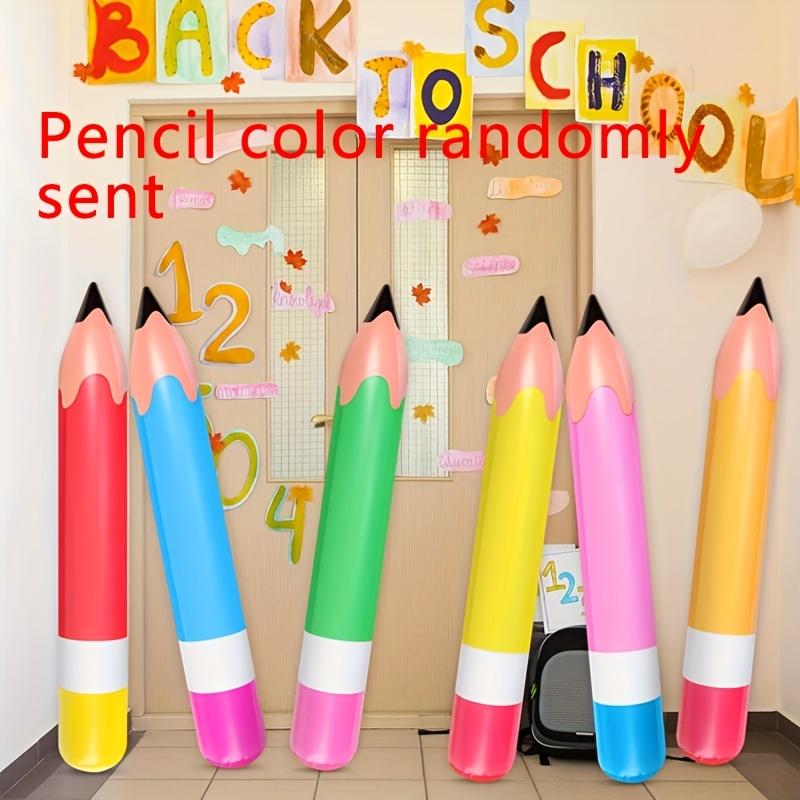 3/6/9 Peças Balões de Lápis Infláveis, Adequados para Decorar Festas de Volta às Aulas e como Presentes para Salas de Aula Escolares Gigantes