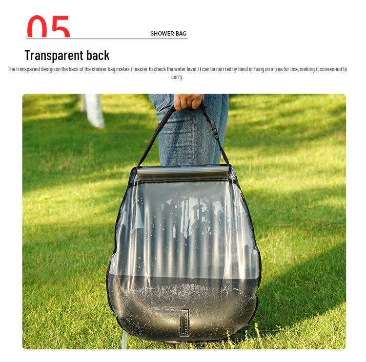 20L Solarbeheizte Campingdusche für Outdoor-Abenteuer