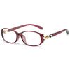 Fox Head Point Paint Point + Women'S Anti-Blue Reading Glasses Elegant Temperament Age-Reducing Accessories Elderly Reading Glasses