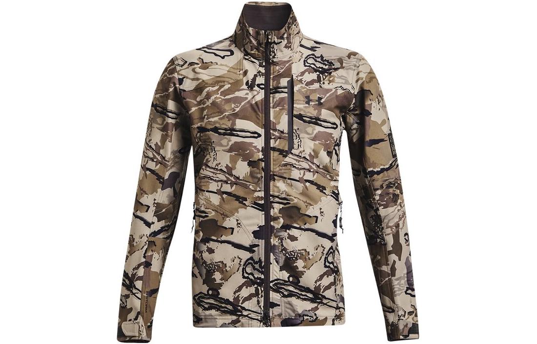Under Armour camouflage grit zip-up jacket 1365607-999 M