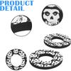PRO CAKEN Non-Slip Moto Grip Donuts Fit for MX ATV Donuts Handlebar Grips Dirt Bike Quad Bicycle Grip Donuts Handlebar Accessories Unique Hand Grip