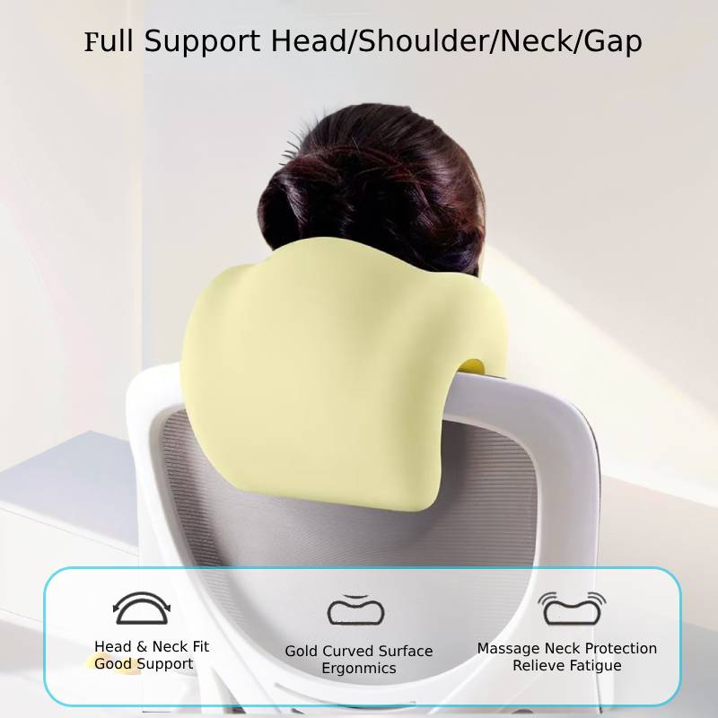 Office Chair Headrest Ergonomic Memory Foam Sleeping Pillow Neck Waist Support Gaming Chair Backrest Cushion Nap Pillows
