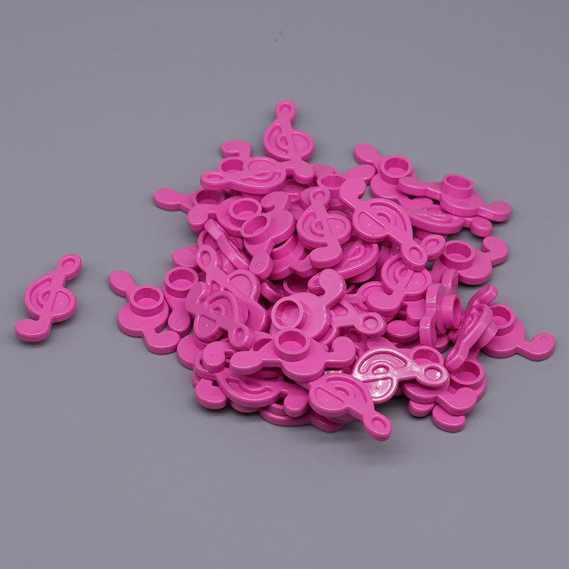 MOC 10PCS 65468 Musical Note Building Blocks Kit High Pitched Characters Decorative Props Particle Toys Children Birthday Gifts
