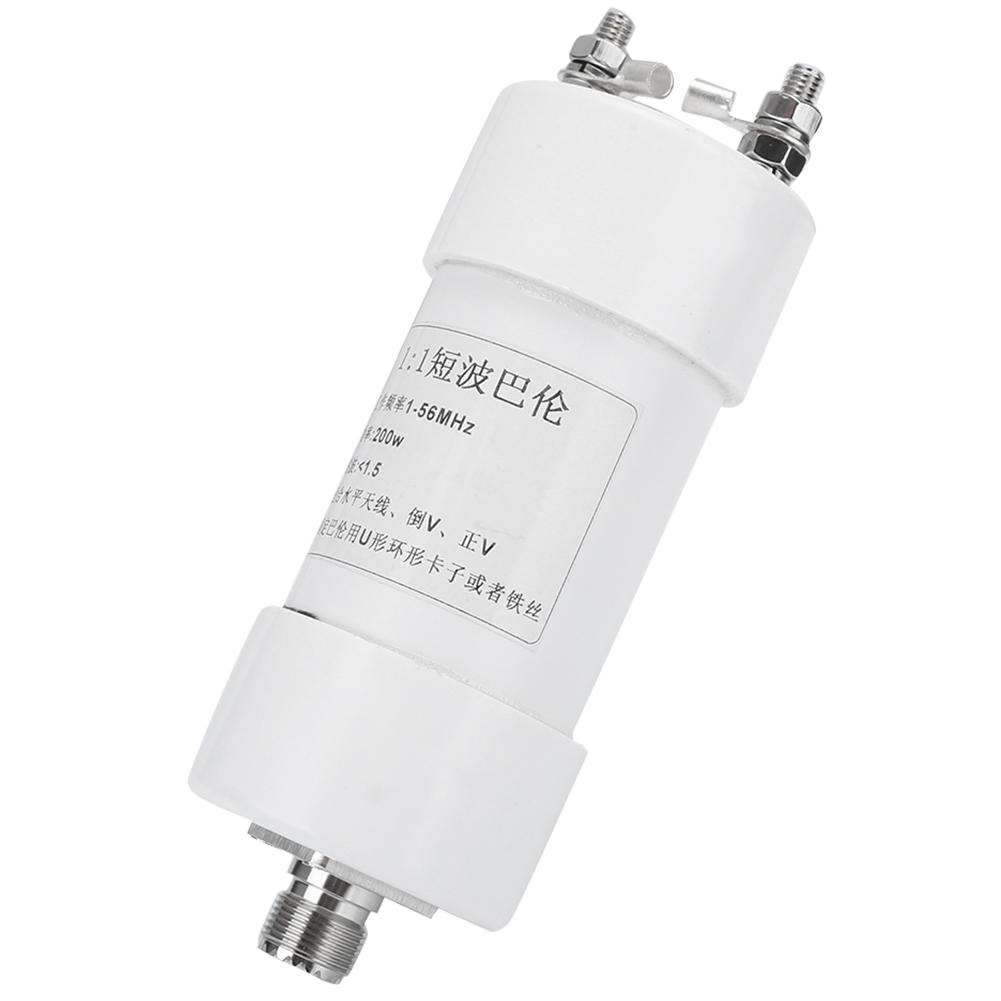 1:1 Mini-Balun mit kurzer Wellenlänge, Barron, 200 W, 156 MHz, für horizontale V-förmige InvertedV-Antenne