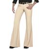 Pantaloni Lunghi Casual da Uomo Moda Retro Svasati