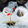 Liliful Ice Fishing Tip Ups with Tackle and , Wood Ice Fishing Equipment