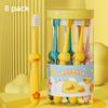 Platypus Children's Soft Bristle Toothpaste Toothbrush 2-12 Infant Cartoon Barrel Toothbrush 8 Pcs