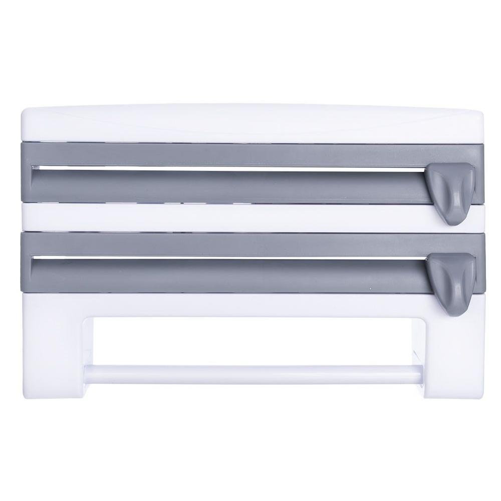 Podajnik do Folii Ręczników Papierowych Kuchenny Organizer Ścienny Wiszący