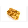 Creamily 2pcs Lightest Load Die Mold Springs Tf Yellow Spiral Stamping Compression Spring Od25mm Id12.5mm Length 20 - 200mm