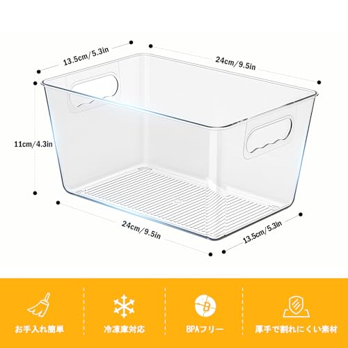 Transparent Storage Box with Drawer and Handles, Perfect for Kitchen Storage, Small Organizers, and Refrigerator Storage, Perfect for Storing Snacks,
