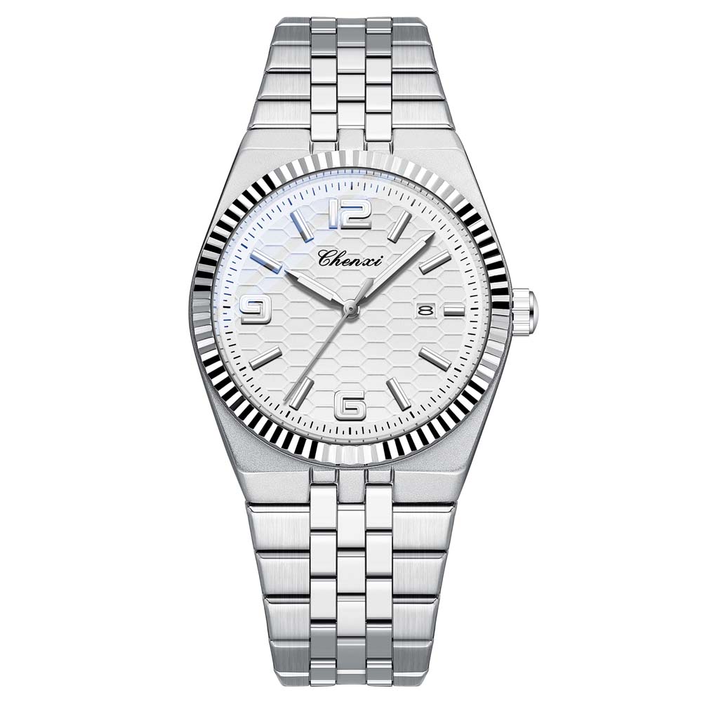 CHENXI Luxury Watch For Man Stainless Steel Waterproof Luminous Date Male Quartz Wristwatches Man Clock New