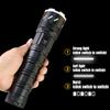 20000MAH 30W White Laser Flashlight TYPE-C Charging Zoom Digital Display with Fluorescence Strong Light Long-range Torch
