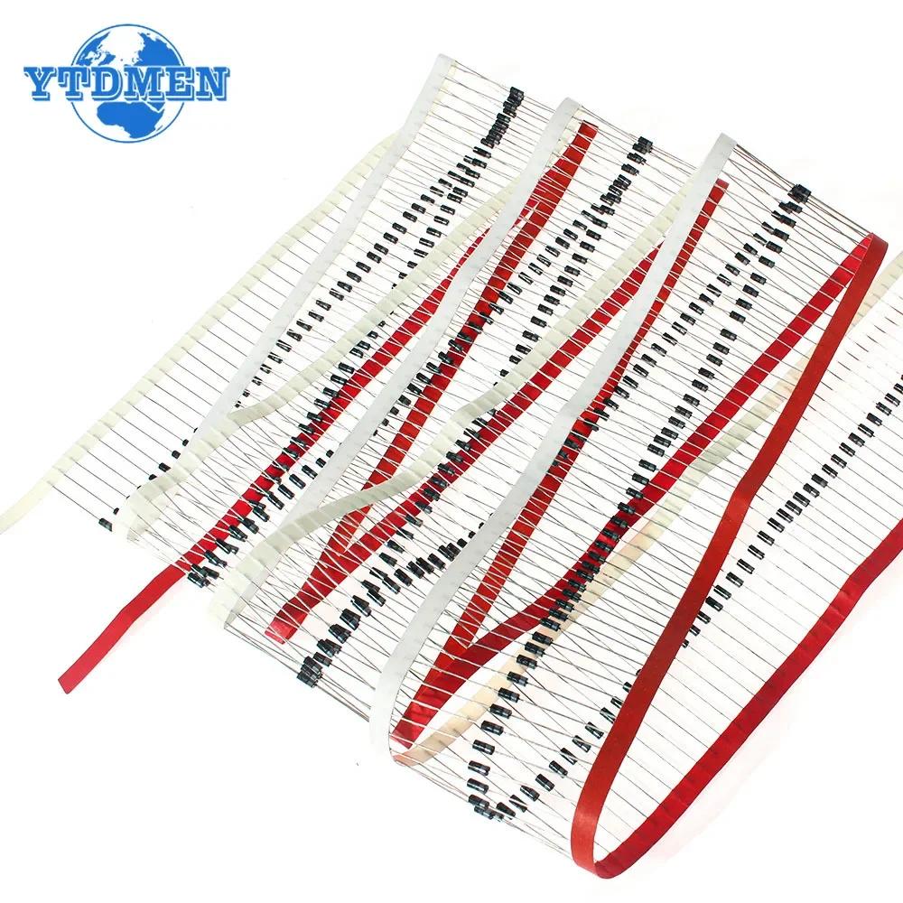 50/100 STÜCKE 1N4007 Dioden Kit DIP DO-41 Gleichrichterdiode 1A 1000V