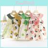 Princess Girl Summer Dress With Cotton Blend Fabric For Toddler Girls