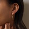 Gold Dangle Earrings for Women,Prom Jewelry Dainty Earring 14K Gold Plated Drop Earrings for Women Trendy Hypoallergenic CZ Dangling Earring