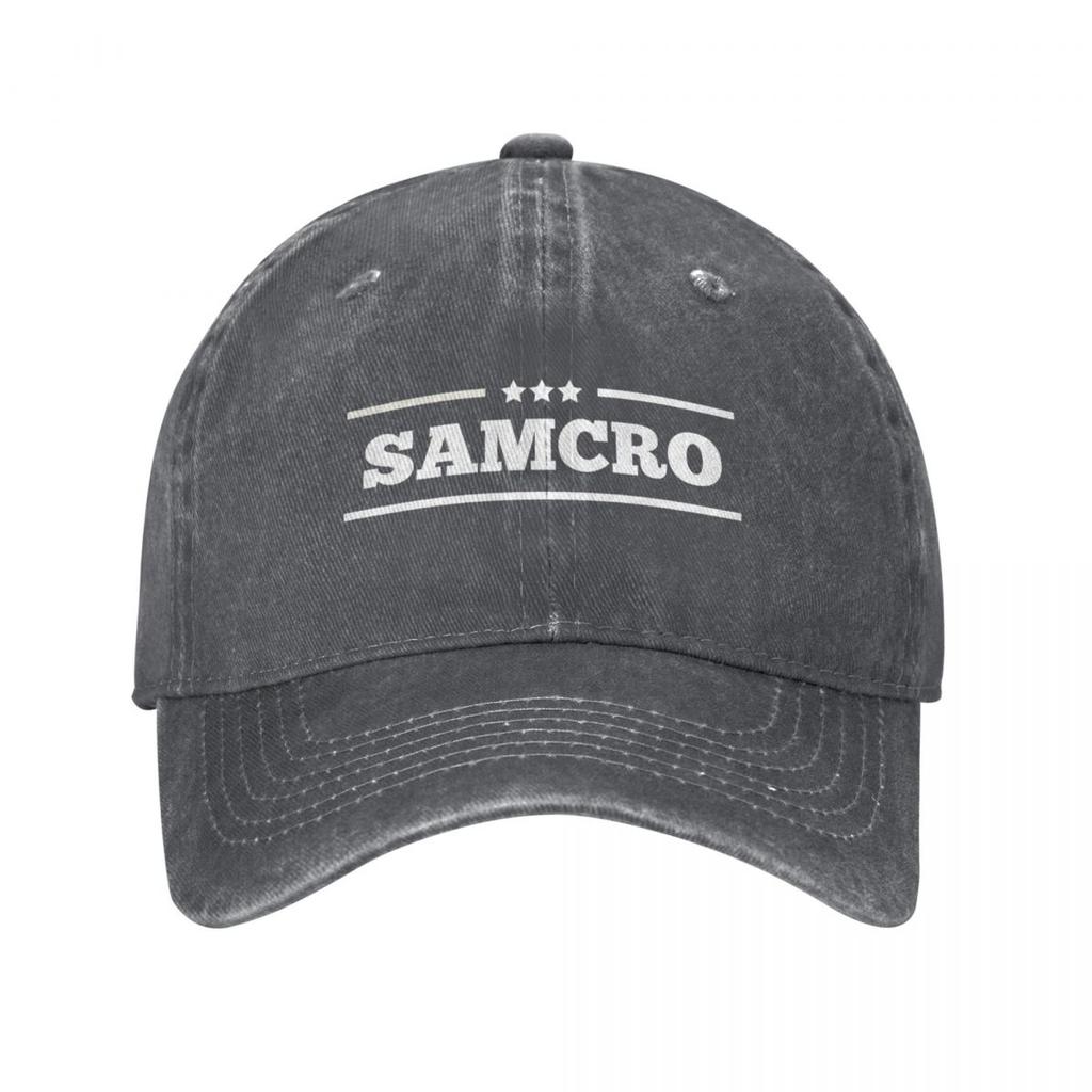 Son Of Anarchy Samcro Outlaw Baseball Caps Vintage Distressed Washed Grim Reaper Awesome Snapback Unisex Outdoor Adjustable Hat