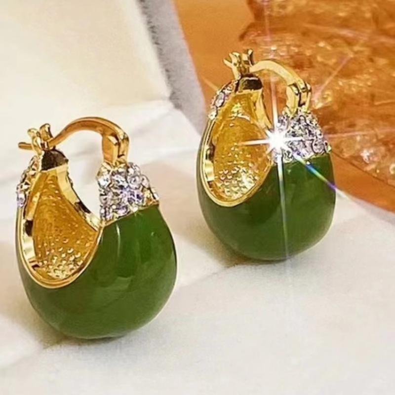 Fashion ins cold wind simple light luxury high-end ear buckle temperament geometric earrings women's small and versatile tide earrings