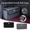 For Perodua Car Trunk Felt Storage Bag Foldable Portable Auto Cargo Organizer Aruz Axia Viva Myvi Ativa Bezza Kancil Kembara