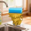 Yousheng Highland Cow Sponge Holder with Drainage Bathroom Kitchen Sink Countertop 3D Printed Cattle Sponge Stand Multifunctional Sponge Organizer
