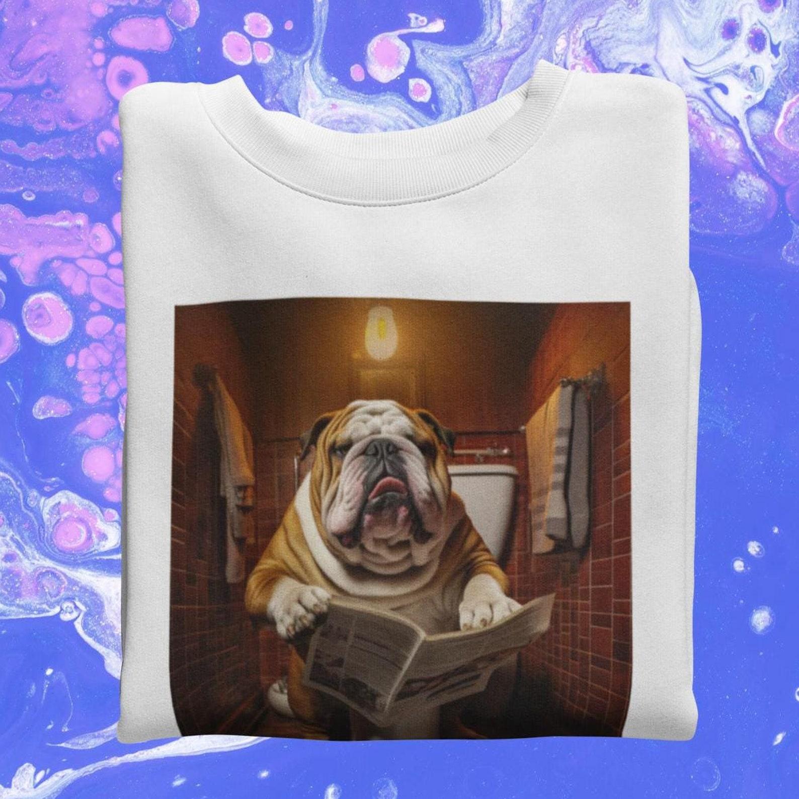 Funny Bulldog T-shirt: Quirky Dog Lover Tee 3XL