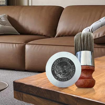 Möbelbalsam Lederpflege All-Natural Ledercreme Verjüngen & Nähren Lederbalsam mit Bürste für Heim-Möbel