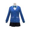 Azure, turquoise files, Asuka Ma Shi cos costume Japanese female uniform JK daily blue anime costume